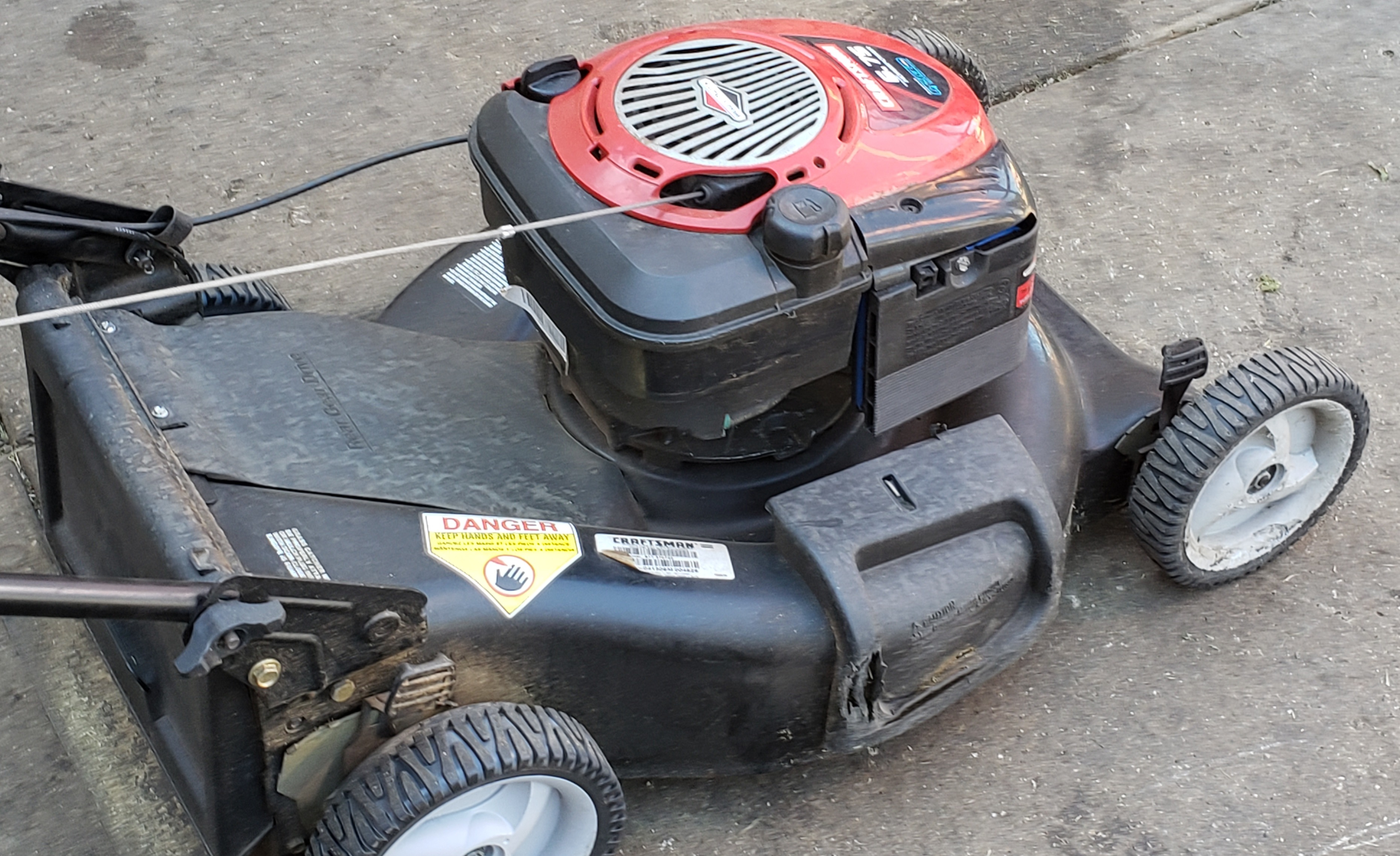 Craftsman 6.75 2024 hp lawn mower