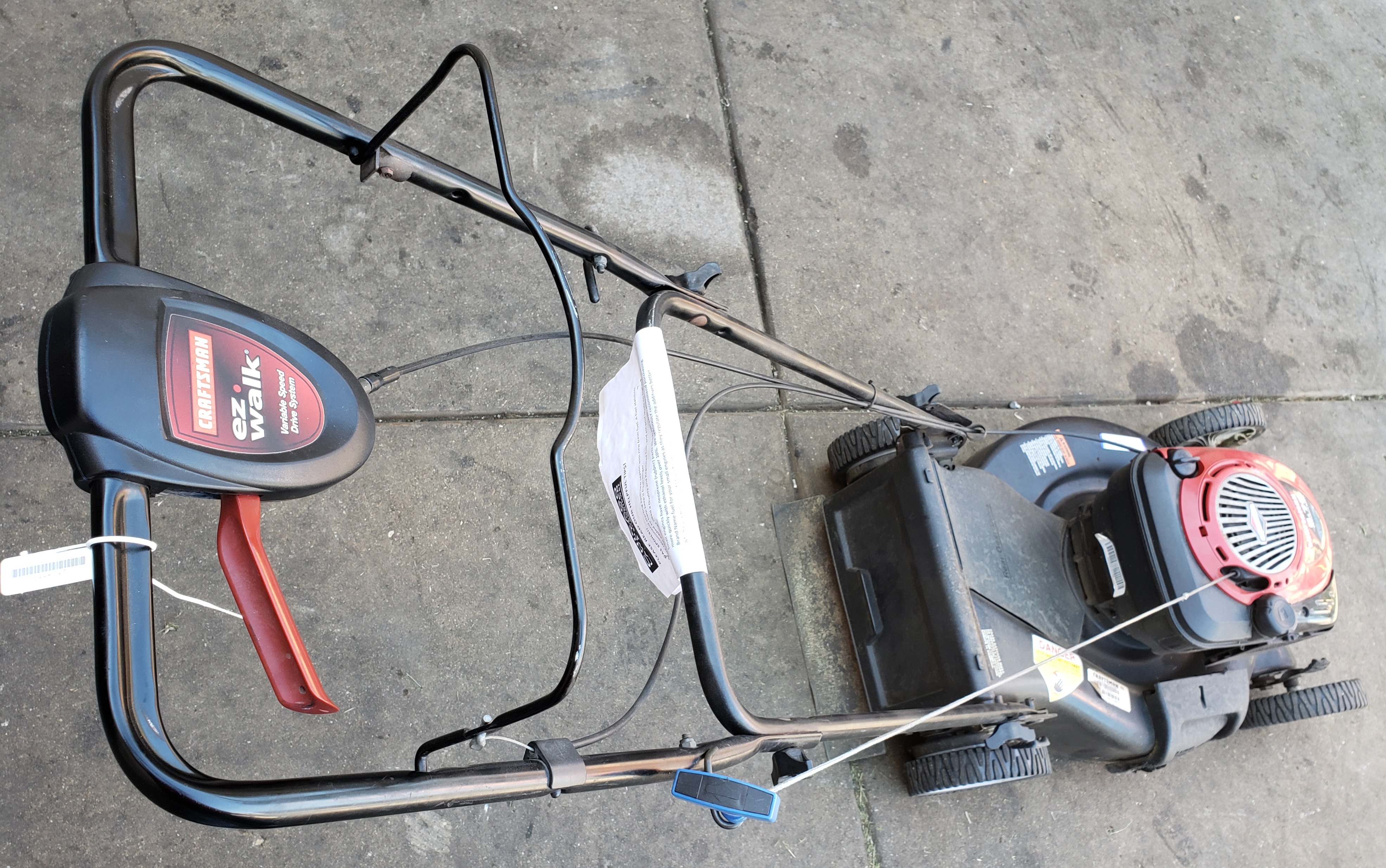 Craftsman ez deals walk mower